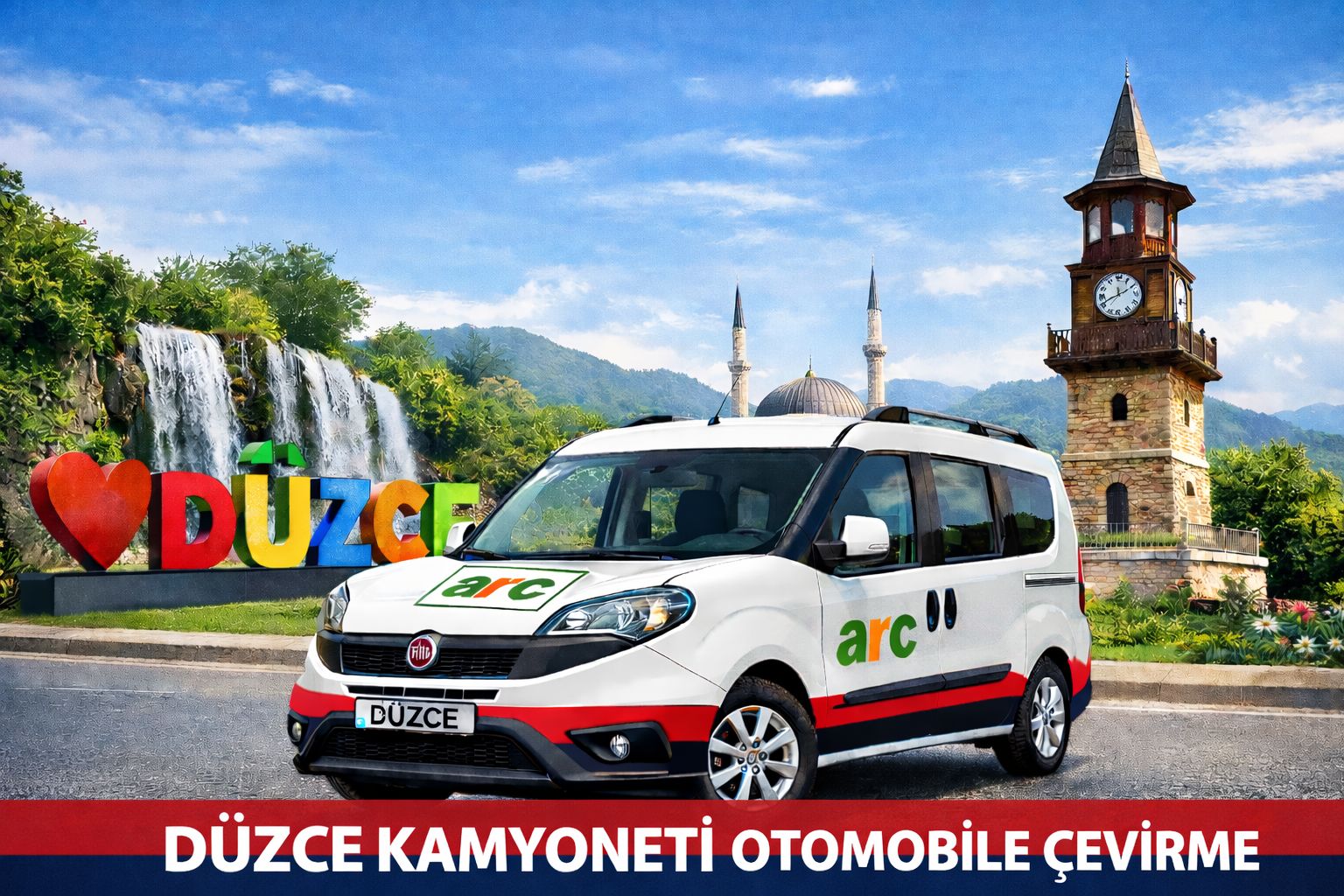 DÜZCE KAMYONETİ OTOMOBİLE ÇEVİRME